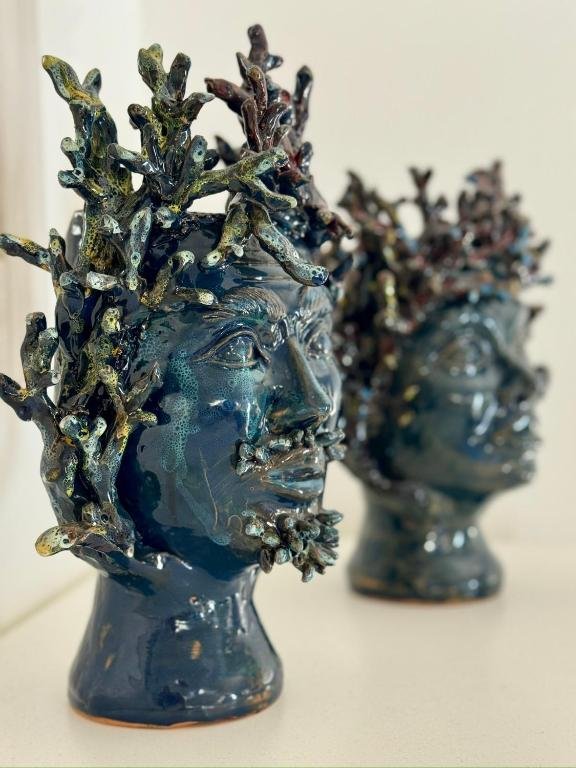 Sicilian ceramic teste di moro